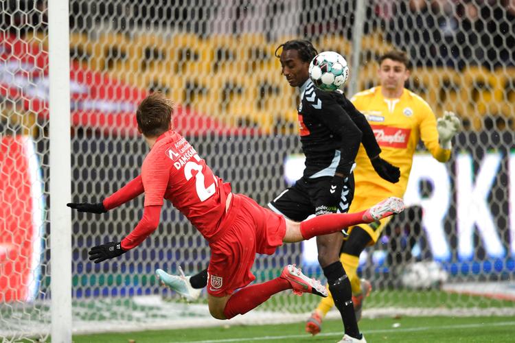 Ikke siden december 2017 har FC Nordsjælland prøvet at vinde tre kampe i træk i Superligaen., men det skete med 2-1-sejren over Sønderjyske. Foto: Lars Møller/Ritzau Scanpix