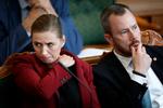 Statsminister Mette Frederiksen og Venstre-formand Jakob Ellemann-Jensen tørner tirsdag sammen i folketingssalen, når der er spørgetime. Foto: Jens Dresling/POLFOTO