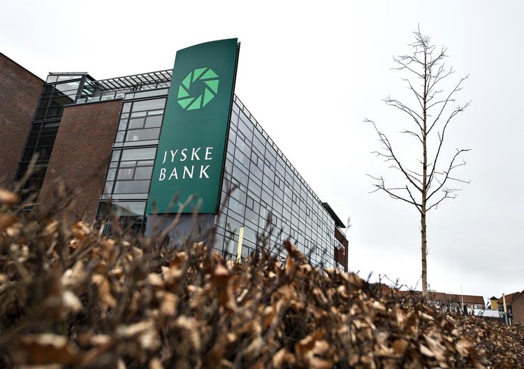 Sammen med årsregnskabet sænker Jyske Bank grænsen for, hvornår der skal betales negative renter for indlån. Foto: Henning Bagger/Ritzau Scanpix