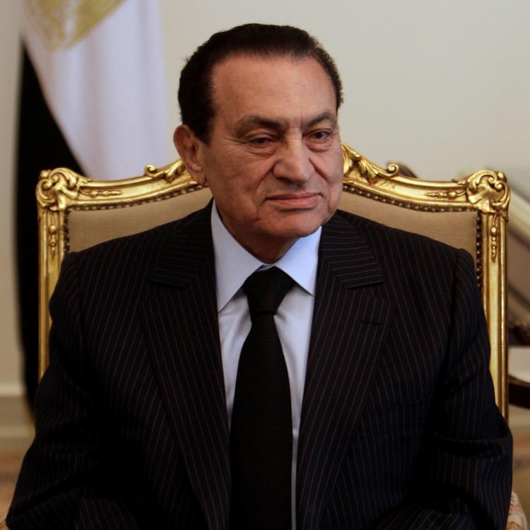 Hosni Mubarak mens han stadig sad ved magten i 2011. Foto: Amr Dalsh/Ritzau Scanpix