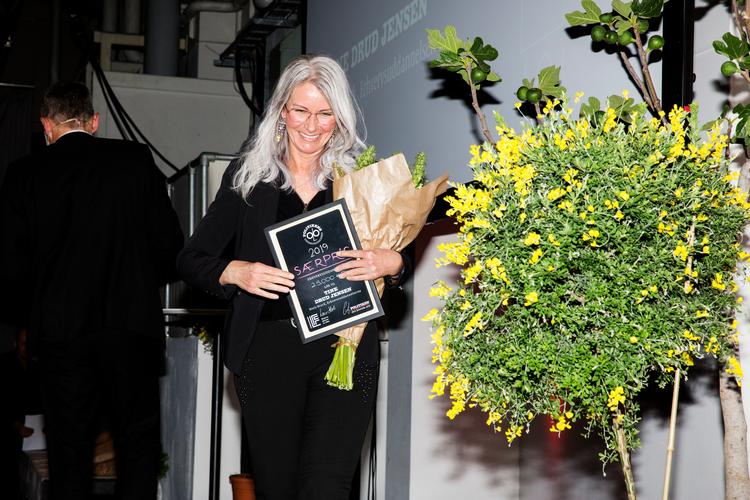 Vinderne af Undervisningsprisen fejres i Pressen. Tine Drud Jensen er online-lærer på Niels Brock i København og vinder af en af særpriserne i erhvervsskolekategorien i 2019.   Foto: Emma Sejersen/POLFOTO