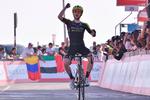 Det var både etapesejr og samlet føring til Adam Yates (Mitchelton-Scott) i UAE Tour. Foto: Giuseppe Cacace/Ritzau Scanpix