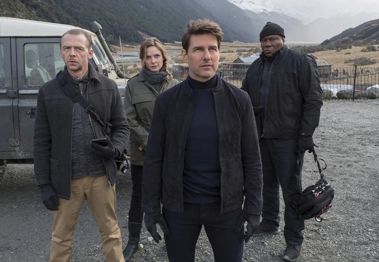 
Tom Cruise her i en scene her i  "Mission: Impossible - Fallout." er kendt for at lave mange af de drabelige stunts i sine film. Nu skal han ud i rummet. (David James/Paramount Pictures and Skydance via AP)
   Foto: David James/AP