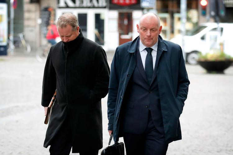 Den nuværende chef for PET, Finn Borch Andersen (th.), var anklagemyndighedens kronvidne i sagen mod Jakob Scharf. Men Andersens vidneudsagn blev kun tillagt ringe vægt i Østre Landsrets dom fredag. Foto:  Foto: Jens Dresling/POLFOTO