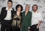 En del af holdet bag filmen 'Dronningen': Trine Dyrholm, instruktøren May el-Toukhy, Magnus Krepper og Gustav Lindh. Billedet er fra gallapremieren.    Foto: Mogens Flindt