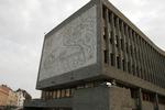 til Kulturen. Bygningen Y-blokken, Oslo, Norge, med udsmykning af Pablo Picasso. Credit: GAD Foto: Gad