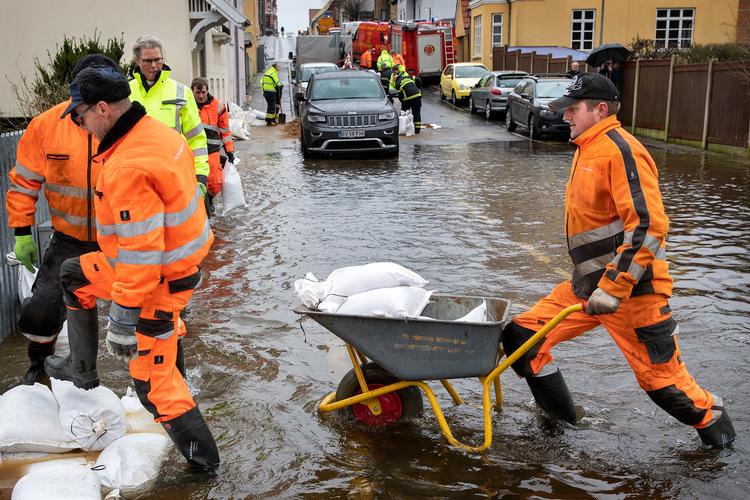 Februar 2020 har budt på rekordstore mængder nedbør. Flere steder i Jylland har vandmasserne voldt beboerne store problemer. Tålmodighed er nøglen.  Foto: Finn Frandsen/POLFOTO
