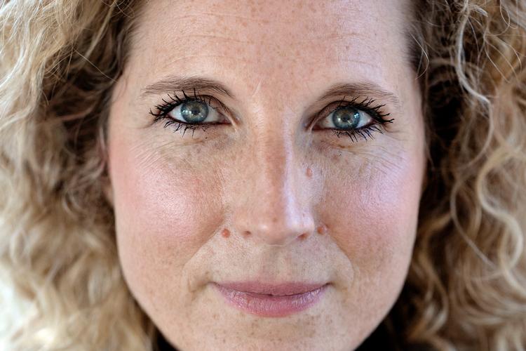 Forfatter Dy Plambeck modtog beskeden om, at hun har vundet Politikens Litteraturpris for 2019, i Texas. Foto: Martin Lehmann/POLFOTO