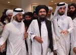     Talibans leder Mullah Abdul Ghani Baradar efter at have underskrevet fredsaftale med USA. Foto: Giuseppe Cacace/Ritzau Scanpix