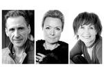 Den norske milliardær Petter Stordalen har forsøgt at få svenske David Lagercrantz (tv.) til at skifte fra forlaget Norstedts til Stordalens eget forlag, dog uden held. Helle Helle (i midten) gik fra Rosinante til Gutkind, og Janet Evanovich fik et ottecifret forskud (ja, i dollars) for at skifte forlag.  Foto: Arkivfoto: Ritzau Scanpix, Jacob Ehrbahn, Deborah Feingold/Ritzau Scanpix