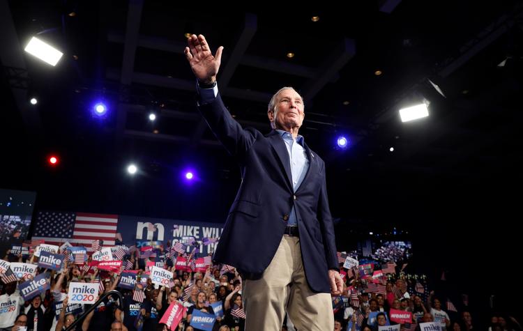 Michael Bloomberg havde en dårlig super tuesday og trækker sig nu som præsidentkandidat. Foto: Marco Bello/Ritzau Scanpix