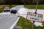 Februar 2020 bød på rekordstore mængder nedbør. Flere steder i Jylland har vandmasserne voldt beboerne store problemer. Billedet er fra Ribe i slutningen af måneden.  Foto: Finn Frandsen/POLFOTO