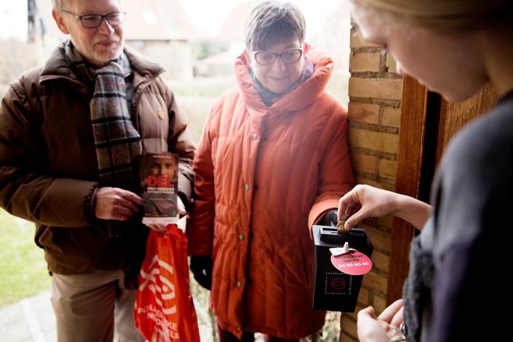 Folkekirken Nødhjælps indsamling er aflyst, men hjælpeorganisationen håber at indsamle nogle af pengene med mobilbetaling og egenindsamlinger. Arkivfoto Thomas Borberg