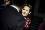 Formand Pia Olsen Dyhr ved Socialistisk Folkepartis landsmøde på Comwell Kolding i dag.  Foto: Michael Drost-hansen/Ritzau Scanpix
