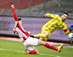 Tom van Weerts 1-0-scoring mod Lyngby søndag skulle ikke have været godkendt. Det erkender kampens dommer efterfølgende. Foto: Henning Bagger/Ritzau Scanpix