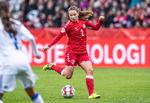 Det har altid været Emma Snerles drøm at spille i den danske landsholdstrøje. Foto: dbufoto.dk - Anders Kjærbye Foto: dbufoto.dk - Anders Kjærbye