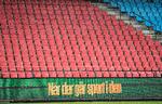 De danske idrætsarenaer er gået i dvale. Her Aalborg Stadion.  Foto: Henning Bagger/Ritzau Scanpix