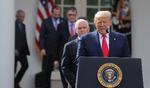 Donald Trump erklærede krisetilstand i USA ved et pressemøde klokken 15 lokal tid. Foto: Jonathan Ernst/Ritzau Scanpix