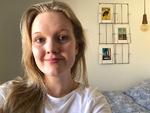 Det er svært at holde fokus på eksamenslæsningen derhjemme, synes 21-årige Sara Østergaard-Jensen. Universitetet i Odense er lukket på grund af corona. 