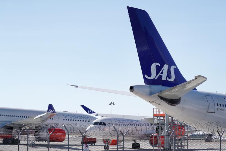 De næste uger kommer mange SAS-fly til at blive på jorden.   Foto: Jens Dresling/POLFOTO