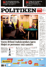 A_forside_On Politiken 18-03-2020 Lands 1udg