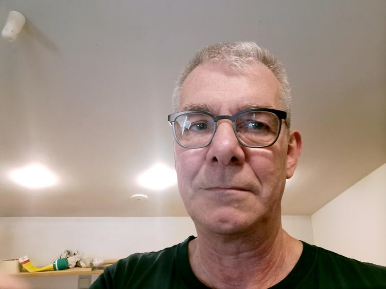  Niels Christian Hoffmann er knoglemarvstransplanteret og har derfor et svækket immunforsvar. Hans kone er lige kommet hjem fra Barcelona, så de holder afstand derhjemme.  Foto: Privatfoto