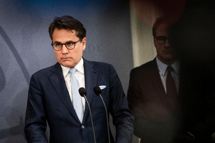 Direktør for Dansk Erhverv, Brian Mikkelsen, mener ikke, at regeringens kompensation til virksomheder er høj nok i den nyeste hjælpepakke.  Foto: Olafur Steinar Gestsson/Ritzau Scanpix