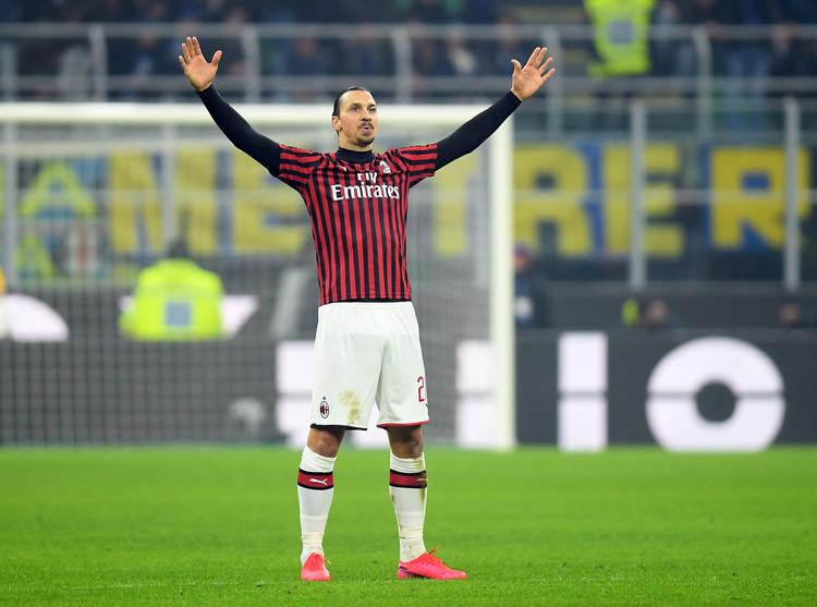  Zlatan Ibrahimovic har doneret 750.000 kroner til kampen mod corona.  Foto: Daniele Mascolo/Ritzau Scanpix