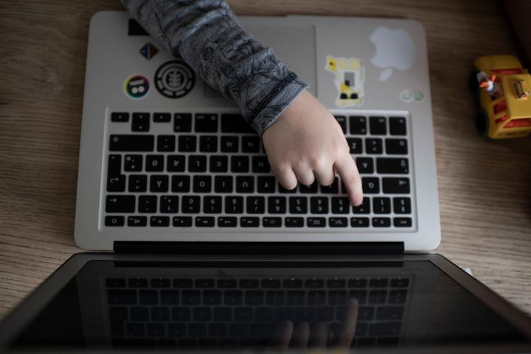 Hjemmeundervisningen kører for fuld damp over hele Danmark. Og det vil den gøre en rum tid endnu, forventer professor Allan Randrup Thomsen. Foto: Anthon Unger/Ritzau Scanpix