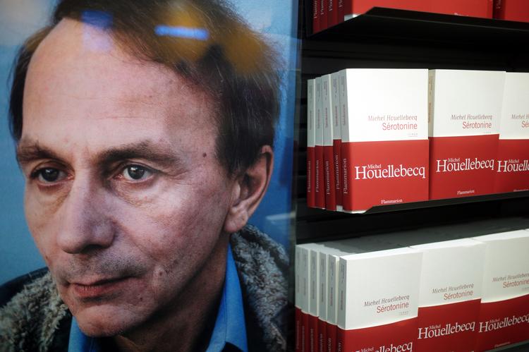 Den franske forfatter Michel Houellebecqs nyeste roman, 'Serotonin', udkom sidste år. Foto: Thibault Camus/Ritzau Scanpix
