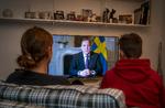 Den svense statsminister Stefan Löfven (S) forberedte svenskerne på, at der komme flere tiltag fra myndighedernet stoppe spredningen af coronavirus. Men han præsen Foto: 10040 Anders Wiklund/tt/Ritzau Scanpix