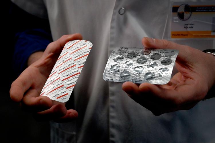 Frankrig har indledt forsøg mde at give klorokin, her vist på et hospital i Marseilles, til coronapatienter. Men lægemidlet kan være livsfarligt, hvis man ikke passer på, understreger flere forskere.

 Foto: Gerard Julien/Ritzau Scanpix