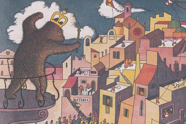 Tegning Dino Buzzati