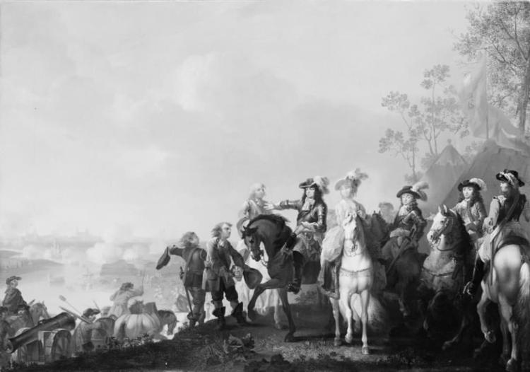 Illustration Wismars belejring under Den Skånske Krig 1675-79. Af C.A. Lorentzen. 1790. SMK Open