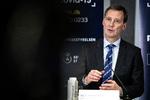 Justitsminister Nick Hækkerup taler på et pressemøde i Eigtveds Pakhus i København, onsdag den 25. marts 2020.  Foto: Ida Guldbæk Arentsen/Ritzau Scanpix