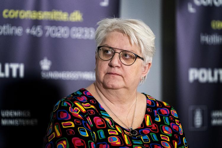 Formand for HK/Stat  Rita Bundgaard (billedet) og skatteminister Morten Bødskov (S) fortalte på et pressemøde i Eigtveds Pakhus, at offentligt ansatte, der har lavet aftaler om at overføre ferie til næste ferieår, kan få trukket aftalen tilbage   Foto: Ida Guldbæk Arentsen/Ritzau Scanpix