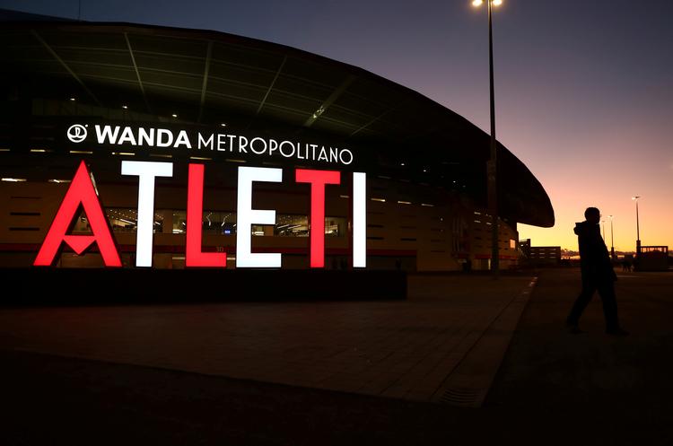 Wanda Metropolitano i Madrid står som alle andre stadions ubenyttet hen, og det har Atlético Madrid nu taget konsekvensen af. Foto: Sergio Perez/Ritzau Scanpix