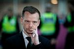 »Strategien har jo hele tiden været at sprede kurverne ud, så smittespredningen sker på en måde, så sundhedssystemet kan håndtere det«, fastslår  
beskræftigelsesminister Peter Hummelgaard (S).
 Foto: Jens Dresling/POLFOTO