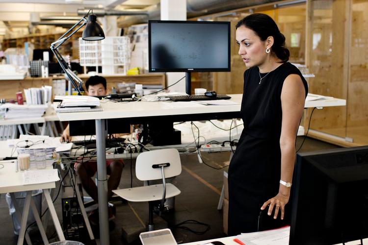 Sheela Maini Søgaard, adm. direktør i BIG, her afbildet i 2012. Arkivfoto Gregers Tycho/Ritzau Scanpix