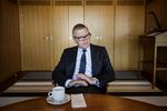 Lars Rohde, direktør for Nationalbanken, indrømmer, at økonomer er på gyngende grund, når der skal spås om coronakrisens indvirkning på økonomien de næste måneder. Foto: Mads Nissen. Foto: Mads Nissen/POLFOTO
