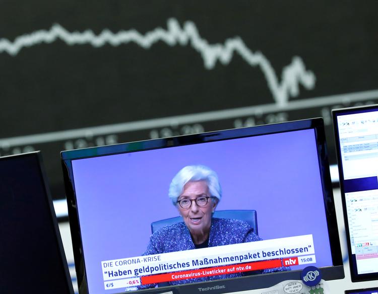 GÆLDSKRISE. Italien kigger ind i en ny gældskrise, og det kan udlæse en ny krise for euroen og den europæiske cenralbank, ECB's, topchef Christine Lagarde. Foto: Ralph Orlowski/Ritzau Scanpix