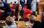 I januar meddelte prins Harry og Meghan Markle, at de ville træde tilbage som fremtrædende medlemmer af den royale familie. Foto: Mod/Ritzau Scanpix