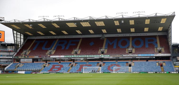 Turf Moor står tomt, og det koster dyrt i Burnley som i alle andre fodboldklubber.   Foto: Phil Noble/Ritzau Scanpix
