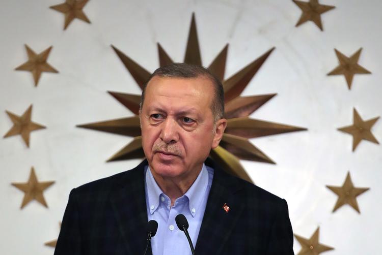 Tyrkiets præsident Recep Tayyip Erdogan står i spidsen for de seneste års markante begrænsninger af tyrkernes frihedsrettigheder.  Foto: Handout/Ritzau Scanpix