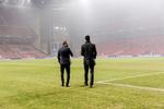 Klubcheferne i Superligaen forventer at kunne afvikle resten af sæsonen fra maj til juli, men må forberede sig på, at Parken og de andre stadioner er tomme for tilskuere.  Foto: Mads Nissen/POLFOTO