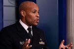 Jerome Adams er chef for USA's sundhedsstyrelse - og er desuden viceadmiral og læge. Foto: Win Mcnamee/Ritzau Scanpix