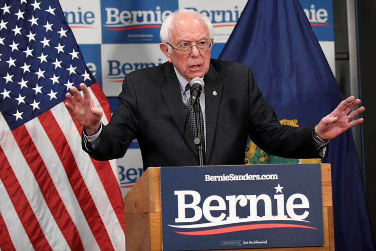 enator Bernie Sanders opgiver at blive demokraternes kandidat og dermed er vejen banet for at Joe Biden kan dyste mod Donald Trump ved efterårets præsidentvalg i USA Foto: Caleb Kenna/Ritzau Scanpix
