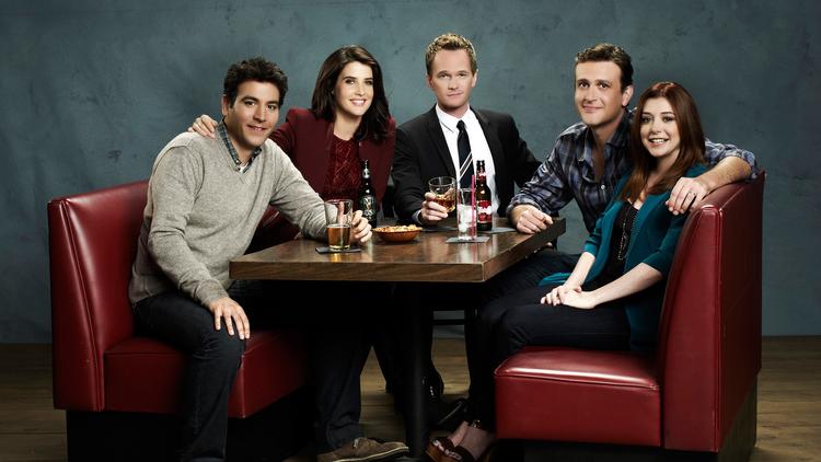 Josh Radnor som Ted Mosby, Cobie Smulders som Robin Scherbatsky, Neil Patrick Harris som Barney Stinson, Jason Segel som Marshall Eriksen og Alyson Hannigan som Lily Aldrin. Foto: 20th Century Fox Television
