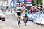 Australieren Rohan Dennis er suveræn både i den virkelige og den virtuelle verden. Her ses han triumfere på enkeltstarten ved VM i Yorkshire i september, og i dag slog han til på 1. etape i The Digital Swiss 5. Foto: Tariq Mikkel Khan/POLFOTO