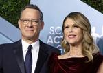 Tom Hanks og hustruen Rita Wilson fotograferet i januar i år.  Foto: Monica Almeida/Ritzau Scanpix